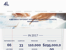 Tablet Screenshot of 4l-law.com